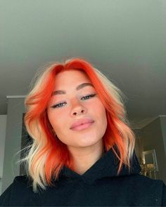 Cheveux Oranges, Front Pieces, Mekap Mata, Hair Color Streaks, Hair Streaks, Hair Colours, Dye My Hair, Hair Dye Colors, Hair Inspiration Color