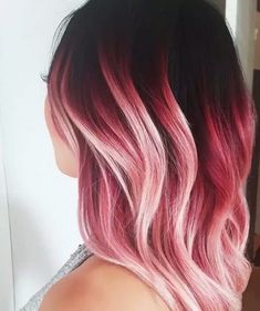 Ombre Hair Dye, Pelo Color Vino, Dyed Hair Ombre, Gorgeous Hair Color, Looks Party