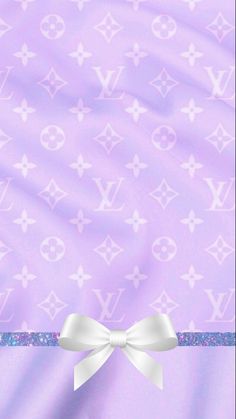 an image of a purple background with white bows