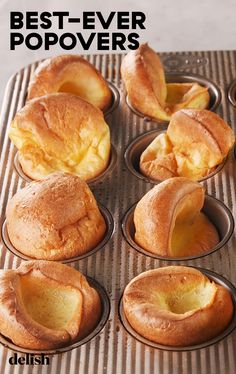 the muffins have been placed in the pan and are ready to be baked