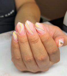 Mountain Peak Nails: 40+ Pretty Nail Designs For This Trendy Nail Shape Mountain Peak Nails, Sunset Nails, Galaxy Nails, Pretty Nail Designs, Animal Print Nails, Black Nail Designs, Trendy Nail, Mountain Peak, I Love Nails