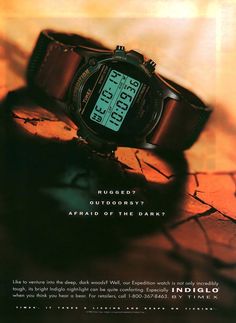 #timex #watch #watches #SaaBoomBxR #vintageWatch #DigitalWatch #VintageDigitalWatch #QuartzWatch #LCDwatch #LEDwatch #MelodyAlarmWatch #Collection #collecting #WristWatches #watchessentials #lovewatches #80s #Vintage #Retro #VintageTech #VintageElectronics #VintageGadgets #VintageAds #PrintAd #ProductDesign #MadeInJapan Timex Indiglo, Audio Cassette, Afraid Of The Dark, Watch Vintage, Analog Watch