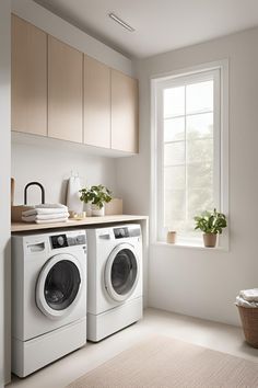 Keep Your Tiny Laundry Room Simple with a Minimalist Design