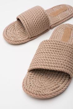 salt+umber sustainably and ethically handmade sandal Fabric Sandals, Rope Sandals, Jeweled Shoes, Rope Weave, Boho Sandals, Woven Sandals, Handmade Sandals, Hand Dyed Fabric, Weekly Outfits