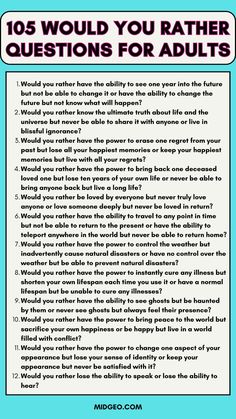 a blue poster with the words 10 would you rather ask questions for adults?