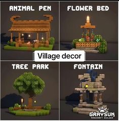 Minecraft Village Upgrade, Minecraft Villager House Ideas, Viking Buildings, Case Minecraft, Mine Minecraft, Architectural Ideas, Minecraft House Tutorials, Cool Minecraft Creations, Minecraft House