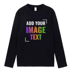 Custom Long Sleeve Shirt Cotton Make Your Design Logo Text High Quality Tops Men Women Print TEXT----Just send us the text you need print.And tell us what font you like. PHOTOS----Send us the HD picture,if u have other format you can leave your email. Hope you can place an order when sending pic or text, so that we will make a sample for you soon Tops Type: Tees Style: Casual Sleeve Style: Long Sleeve Sleeve Length(cm): Full Place Of Origin: China (Mainland) Origin: Mainland China Material: Cott Men Fabric, Tops Men, Logo Text, Hd Picture, Season Autumn, Your Design, Design Logo, Fashion Tees, Custom Shirts