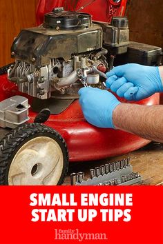 small engine start up tips by jenny handyman