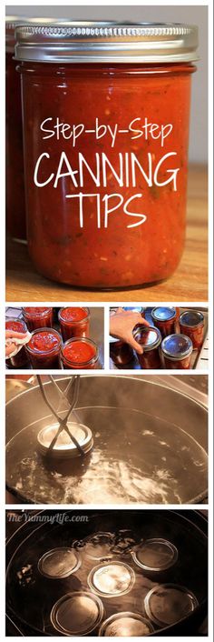 step by step canning tips for homemade salsa