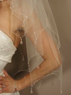 Wedding Tiara Veil, Drop Veil, Dream Wedding Decorations, Fairy Tale Wedding Dress, Dream Wedding Ideas Dresses, Princess Wedding Dress, Bridal Inspo, Fantasy Dress, Dreamy Wedding