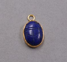 Lapis Lazuli Scarab Pendant, 925 sterling silver jewelry,Unisex Pendant,Christmas Gift for Aunt/Grandmother,Birthday Gift Pendant SKU-MP1200 Style -Pendant Gemstone - Lapis Lazuli Metal - 92.5 % Solid Sterling Silver Weight- A.3.6g B.3.5gm approx Length- A. 2.4cm B.2.2cm Stone Size- 13x18 mm Stone Shape - Oval Stone Cut - Carving Properties The Sumerians believed that the spirit of their gods lived within the stone, while the ancient Egyptians saw it as a symbol of the night sky. Since the earli Traditional Oval Cabochon Jewelry Gift, Christmas Gift For Aunt, Grandmother Birthday Gift, Scarab Pendant, Christmas Gifts For Aunts, Grandmother Birthday, Gift For Aunt, Ancient Egyptians, Aunt Gifts