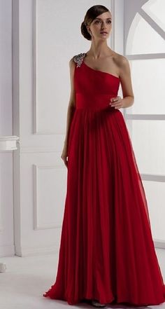 Colors Red One-Shoulder Prom Dress Gown 14 Gorgeous Ab Stones On The Shoulder Detail. Ruched Top. Side Sash To Tighten Waist, Tie In A Bow Or Can Be Removed. Great For Ball Gala Wedding Bridesmaid Bridesmaid's Hoco Homecoming Prom Christmas Gift Valentine's Day New Years Photo Shoot Make An Offer All Sales Final Evening Gowns Red, Natural Waist Dress, Cute Wedding Dress, Fall Wedding Dresses, Junior Bridesmaid Dresses, Colored Wedding Dresses, Sleeve Tattoo, Cheap Wedding Dress, Gorgeous Gowns