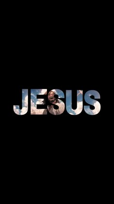 the jesus movie poster with clouds in the background