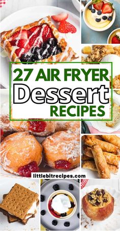 From gooey cookies to crispy churros, these 27 air fryer dessert recipes are quick, easy, and irresistibly sweet. Perfect for satisfying your cravings without the fuss!