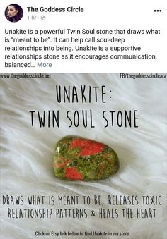 Unakite Crystal Meaning, Unakite Crystal, Black Pinterest, Soul Stone, Gemstones And Crystals, Best Crystals