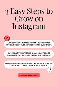 the 3 easy steps to grow on instagram