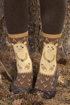 Hedgehog Slipper Socks | Sock Dreams Penguin Slippers, Owl Slippers, Fox Slippers, Kilt Socks, Tie Dye Sticker, Half Socks, Cat Slippers, Tabi Socks, Plus Size Tights