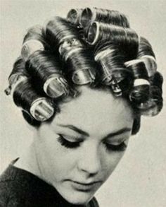 Sleep In Hair Rollers, Curly Perm, Vintage Hair Salons, Hair Roller, Best Hair Care Products, Hair Patterns, Perm Rods, Air Dry Hair