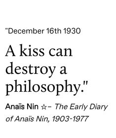 an advertisement for the early diary of anais nin