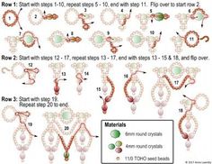 the instructions for how to make beaded bracelets