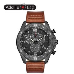 in stock Brown Leather Strap Watch, Citizen Eco, Leather Strap Watch, Eco Drive, Brown Leather Strap, Mens Cologne, Mens Gift Sets, Surf Shop, Black Stainless Steel