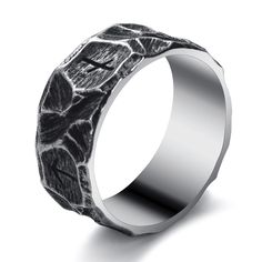 PRICES MAY VARY. ✔Viking Rings for Men Women✔: Unique viking ring with norse runes; In norse mythology,runes are not only symbols,but also believed to bring luck,power,protection,hope,happiness,victory etc; Wearing it as amulet ring,it will bring good luck for wearer. ✔Material✔: Made from premium 316L stainless steel,never tarnish or rust; Nickel and lead free,safe for sensitive skin. ✔Details✔: Approx 22x9 mm or 0.87x0.35 inch (DxW); Approx 6.3gram (0.23 OZ); Available in size 7 /8 / 9 / 10 / Viking Jewelry Mens, Viking Rings For Men, Nordic Rings Men, Adjustable Viking Ring Jewelry, Viking Jewelry Mens Silver, Mens Silver Rings Viking, Viking Raven, Nordic Runes, Hip Hop Party