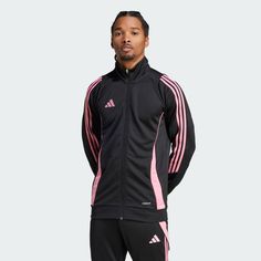 adidas Shop the Tiro 24 Training Jacket - Black at adidas.com/us! See all the styles and colors of Tiro 24 Training Jacket - Black at the official adidas online shop. Adidas Functional Track Jacket For Sports, Adidas Sporty Track Jacket With Logo, Sporty Adidas Track Jacket, Adidas Track Jacket For Light Sports, Adidas Athleisure Track Jacket For Sports, Adidas Moisture-wicking Track Jacket, Adidas Moisture-wicking Sportswear Track Jacket, Sportswear Track Jacket With Three Stripes Branding, Adidas Sporty Track Jacket For Training