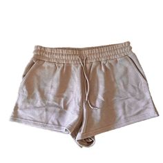 Sweat Shorts Nwot Size Medium Fits Like A 6/8 Kind Of Small See The Second Photo For The Color Of Brown Forever 21 Casual Bottoms With Elastic Waistband, Forever 21 High-waisted Shorts With Pockets, Forever 21 Cotton Loungewear Bottoms, Casual Forever 21 Shorts With Built-in Layer, Forever 21 Short Bottoms With Pockets, Forever 21 Shorts With Pockets, Forever 21 Beige Summer Bottoms, Casual High-waisted Shorts By Forever 21, Casual Forever 21 Lounge Bottoms