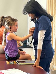 Our physician assistant students practiced their skills during a pediatrics lab earlier today...although it looks like the patients learned a few things as well! #salusuniversity #physicianassistant #studentlife Pediatrics Nurse Aesthetic, Clinical Nursing Student, My Mom Is A Doctor Aesthetic, Physicians Assistant Aesthetic, Peadatrician Aesthetic, Pediatric Nurse Practitioner Aesthetic