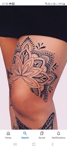 Mandala Thigh Tattoo, Mangas Tattoo, Lower Leg Tattoos, Shin Tattoo, Henna Tattoo Hand, Leg Tattoo Men, Leg Sleeve Tattoo, Dope Tattoos For Women