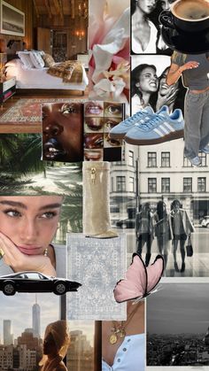 a collage with many different pictures and people