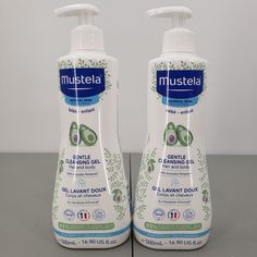 I just added a new item to eBay, Mustela Baby Gentle Cleansing Gel Set of 2 Hair & Body Wash w Avocado B5 16.9 oz! #eBay #eBaySeller Mustela Baby, Baby Body Wash, Soothing Baby, Gel Set, Baby Shampoo, Vitamin B5, Cleansing Gel, Baby Body, Baby Bath