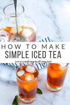 how to make simple iced tea