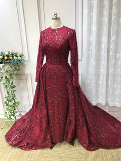 Long sleeves burgundy sequins lace mermaid prom dresses 2020 Fabric:Sequins lace Color:Green,blue,pink,black,burgundy,navy,red,champagne gold ,purple(All color available ) Size:All sizes available Waist:Natural Embellishment:Sequins Fully Lined: Yes Built-in Bra: Yes Body Shape: All types. Net Weight:2kgShipping Weight:3.5kg Country of origin: China Making Time:20-30days Prom Dress Hijab, Prom Dresses 2020 Long, Emerald Green Prom Dress, Graduation College, Red Champagne, Mermaid Prom Dresses Lace, Prom Dresses 2020, Prom Dresses 2019, Black Prom