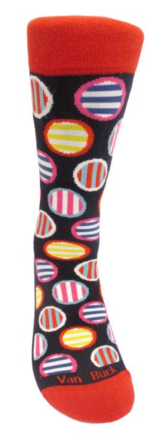 Van Buck Limited Edition Multi Circle Stripe Socks Christmas Presents For Men, Stripe Socks, Allover Design, Navy Blue Background, Presents For Men, Striped Socks, Red Heels, Horizontal Stripes, Quality Control