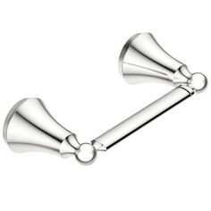 an image of two metal wall hooks