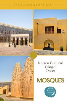 an advertisement for the karta cultural village and museum in mosques, mexico