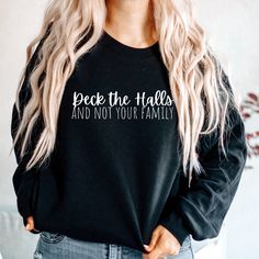 Thankful Grateful Blessed Shirt, Couples Sweatshirts, Family Funny, Funny Xmas, Sister Wife, Sister Friends, Funny Christmas Shirts, Sweatshirt For Men