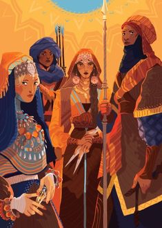 Asoiaf Dorne, Asoiaf Art, The Sand, Snakes, 그림 그리기, Swords