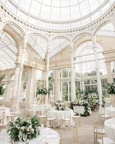 Light, airy conservatory adorned with florals set up for a wedding reception Park Wedding Ceremony, Night Candle, Old Money Wedding, Reasons To Get Married, Money Wedding, London Wedding Venues, Rose Motif