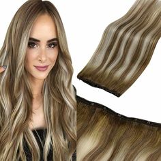 Remy human hair extensions beads weft hair Ash Brown To Blonde, Beaded Weft Hair Extensions, Microbead Hair Extensions, Micro Bead Hair Extensions, Beaded Hair Extensions, Balayage Brown, Cold Fusion, Weft Extensions, Loose Ponytail