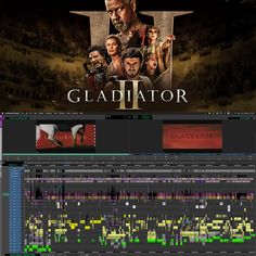 the gladiator movie poster and audio track