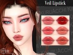 The Sims Resource - Veil Lipstick