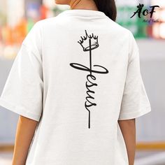 Church Shirt Designs, Couple T Shirt Design, Christian Tee Shirts, Jesus Clothes, Christian Shirts Designs, Creative T Shirt Design, Church Shirt, Trendy Shirt Designs, Cute Shirt Designs