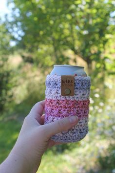 Shooting Star Cozy Pattern - Digital Download ONLY - Crochet Pattern The reusable Shooting Star Can Cozy pattern is such a fun little accessory to make for your skinny OR regular size 12oz cans! This pattern includes instructions to make both can sizes in 3 different yarn weights! Your hands will remain condensation free while you enjoy your beverage of choice. They make the perfect gift! **This listing is for a DIGITAL PDF pattern instant download, NOT a finished product** *Upon completion of y Crochet Can Cozy, Crochet Cozies, Ice Cream Cozy, Crochet Mug Cozy, Can Cozy, Yarn Weights, Crochet Coffee Cozy, Cozy Pattern, Casual Couture