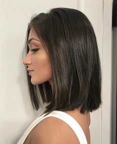 Brown Bob Hairstyles, Short Shoulder Length Hair, Brown Bob, Shoulder Hair, Haircut Styles, Lob Haircut, Short Straight Hair, Shoulder Length Hair Cuts, Haircuts Straight Hair