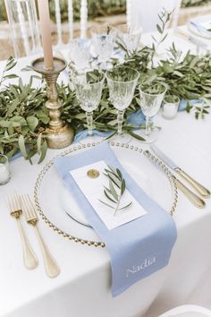 Personalised Blue Linen Napkins for Wedding March Wedding Decorations, Dusky Blue Wedding Table, Gold And Blue Wedding Decorations, Blue Linen Napkins Wedding, Light Blue And White Wedding Table Decor, Dusty Blue And Gold Wedding Table Settings, Sky Blue Table Decorations, Pastel Blue Table Setting, Pastel Blue Wedding Decor