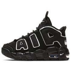 (PS) Nike Air More Uptempo 'Black White' DA8574-002 Retro Basketball Shoes  -  KICKS CREW Nike Uptempo, Nike Air Uptempo, Nike Air More Uptempo, Nike Air More, Baby Nike, Nike Fashion Shoes, All Nike Shoes, Denim Projects, Black And White Shoes