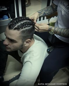 Short Slicked Back Hair, Mens Long Hair Undercut, Biracial Hair, Pinterest Design, Hair Twist Styles