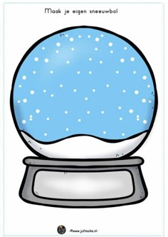 a snow globe is shown with the words make j'ingen newwool